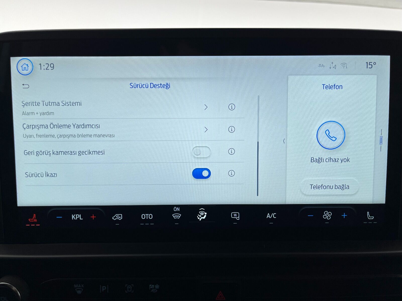 Ford Transit Custom 2.0 EcoBlue UPG 320 S Deluxe - 2024 - Detay