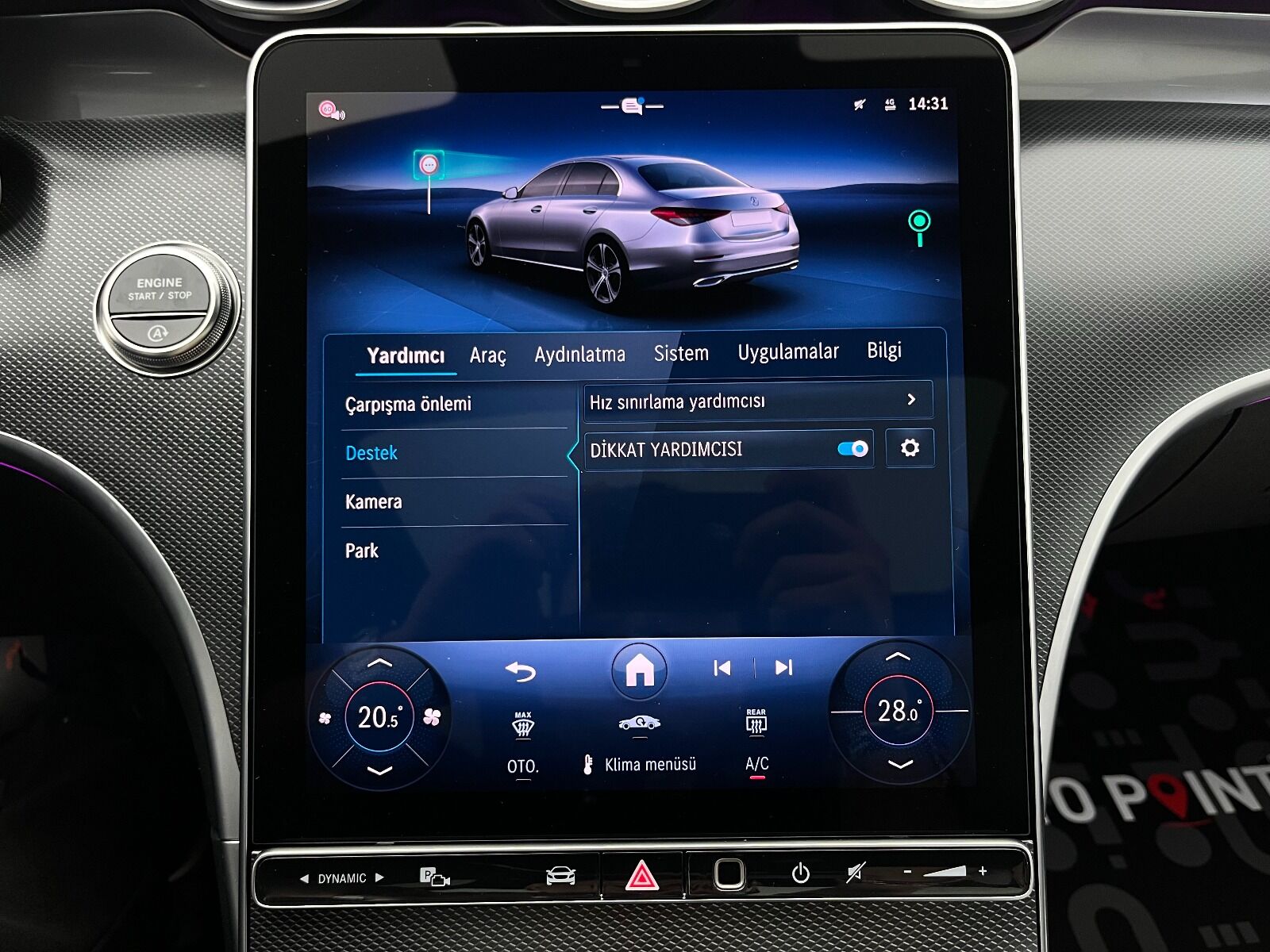 Mercedes-Benz C Serisi C 200 4Matic AMG 9G-Tronic - 2025 - Detay