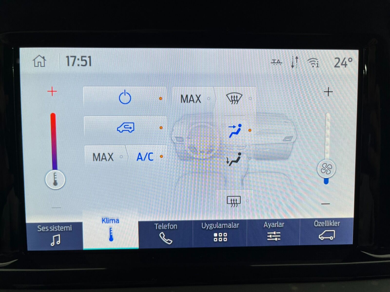 Ford Tourneo Courier Kombi 1.5 EcoBlue Deluxe - 2024 - Detay