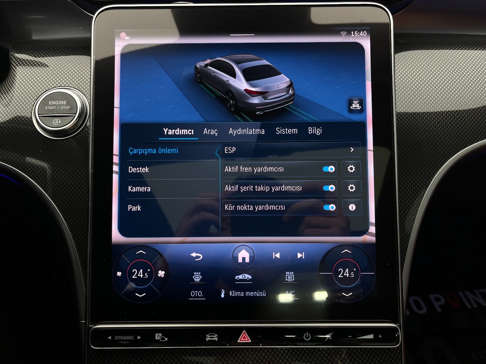 Mercedes-Benz C Serisi C 200 4Matic AMG 9G-Tronic - 2024 - Detay