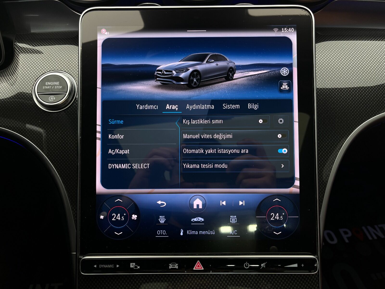 Mercedes-Benz C Serisi C 200 4Matic AMG 9G-Tronic - 2024 - Detay