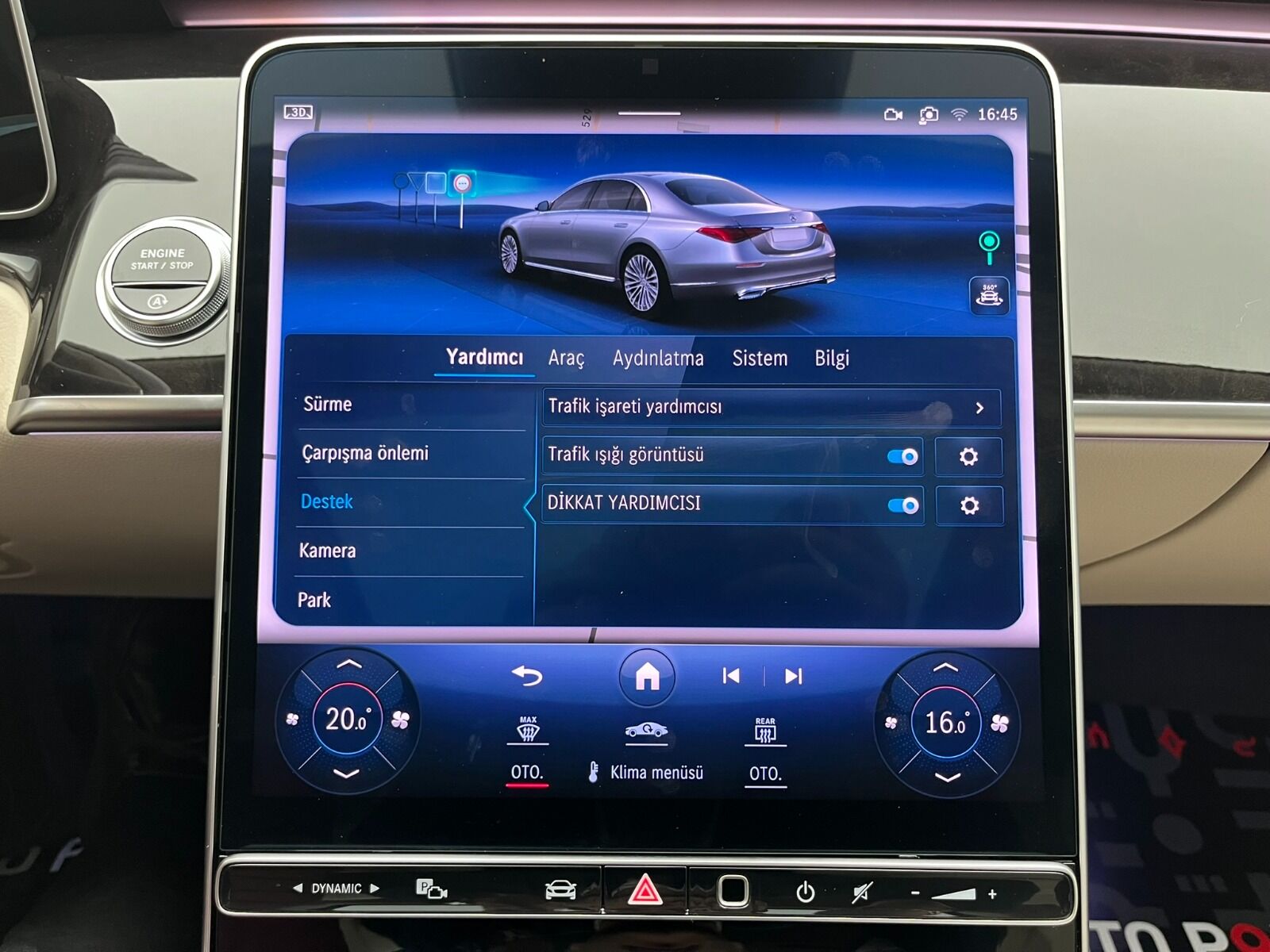 Mercedes-Benz S Sedan 400d Long 4Matic Inspiration 9G-Tronic - 2023 - Detay