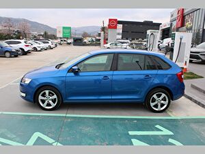 2015 Dizel Otomatik Skoda Rapid Mavi Asal