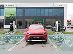 2025 Elektrik Otomatik Skoda Elroq Kırmızı Asal