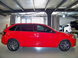2016 Benzin Otomatik Skoda Rapid Kırmızı Yüzbaşıoğlu