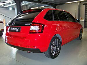 2016 Benzin Otomatik Skoda Rapid Kırmızı Yüzbaşıoğlu