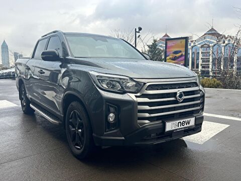 ssangyong, musso grand, çift kabin pick-up 2.2 d 4x4 platinum plus gsr otomatik, otomatik, dizel 2.el otomobil | renew 4