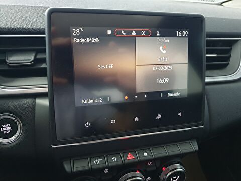 renault, captur, crossover 1.3 tce mhev ıcon edc, otomatik, mhev 2.el otomobil | renew 34