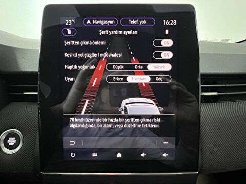 renault, clio, hatchback 1.0 tce techno esprit alpine x-tronic, otomatik, benzin 2.el otomobil | renew 53