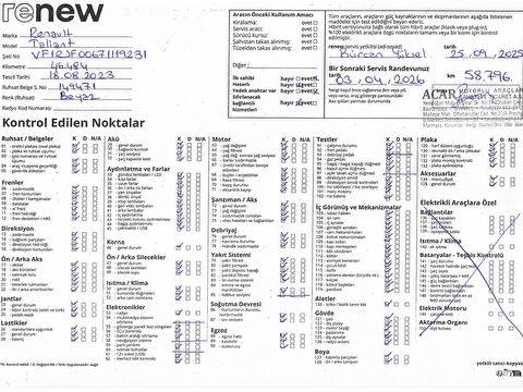 renault, taliant, sedan 1.0 tce joy x-tronic, otomatik, benzin 2.el otomobil | renew 51