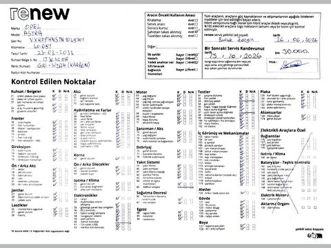 opel, astra, 1.2 turbo elegance, otomatik, benzin 2.el otomobil | renew 56