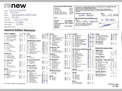 volkswagen, passat, 1.5 tsı act business dsg, otomatik, benzin 2.el otomobil | renew 55