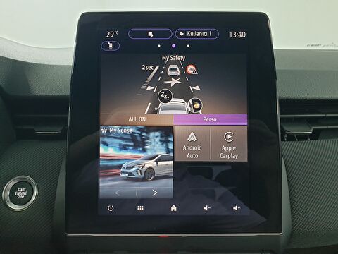 renault, clio, hatchback 1.0 tce techno esprit alpine x-tronic, otomatik, benzin 2.el otomobil | renew 47
