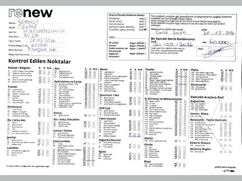 renault, megane, sedan 1.3 tce touch edc, otomatik, benzin 2.el otomobil | renew 55