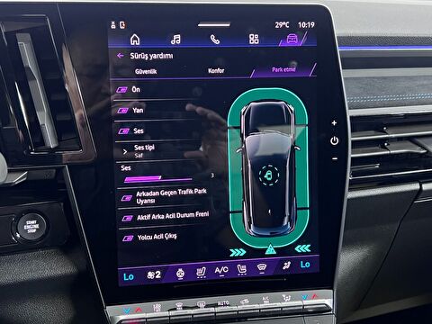 renault, austral, 1.2 e-tech hybrid techno esprit alpine, otomatik, benzin 2.el otomobil | renew 74
