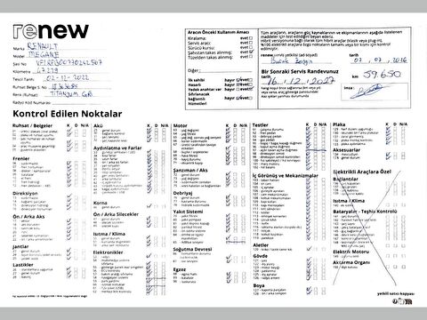 renault, megane, sedan 1.3 tce joy, manuel, benzin 2.el otomobil | renew 43