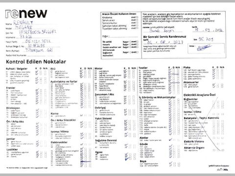 renault, megane, sedan 1.5 bluedci ıcon edc, otomatik, dizel 2.el otomobil | renew 57