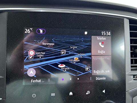 renault, megane, sedan 1.3 tce touch edc, otomatik, benzin 2.el otomobil | renew 52