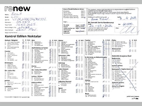 renault, clio, 1.0 tce evolution x-tronic, otomatik, benzin 2.el otomobil | renew 55