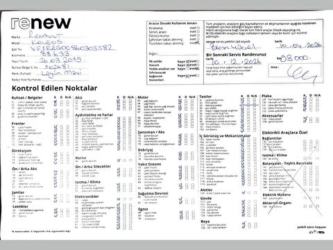 renault, koleos, 1.6 dcı ıcon x-tronic, otomatik, dizel 2.el otomobil | renew 62
