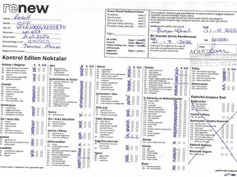 renault, clio, hatchback 1.0 tce evolution x-tronic, otomatik, benzin 2.el otomobil | renew 53
