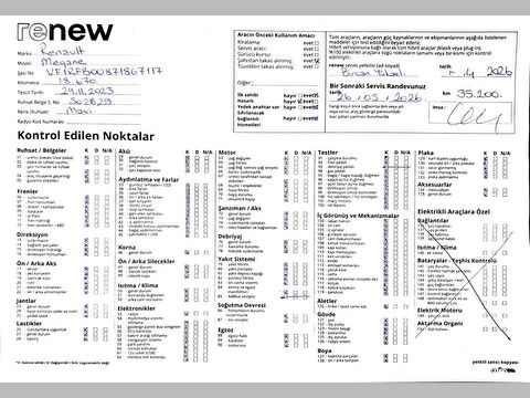 renault, megane, sedan 1.3 tce ıcon edc, otomatik, benzin 2.el otomobil | renew 65