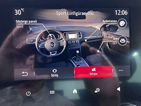 renault, megane, sedan 1.3 tce ıcon edc, otomatik, benzin 2.el otomobil | renew 55