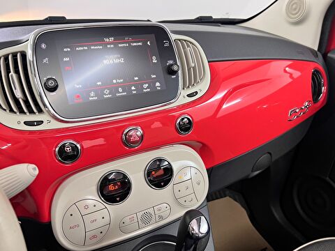 fiat, 500 c, cabrio 1.2 8v lounge dualogic, otomatik, benzin 2.el otomobil | renew 44