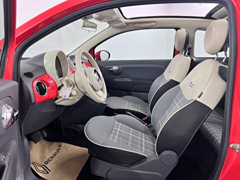 fiat, 500 c, cabrio 1.2 8v lounge dualogic, otomatik, benzin 2.el otomobil | renew 29