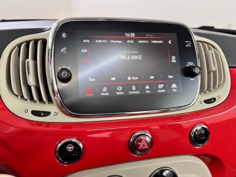 fiat, 500 c, cabrio 1.2 8v lounge dualogic, otomatik, benzin 2.el otomobil | renew 46