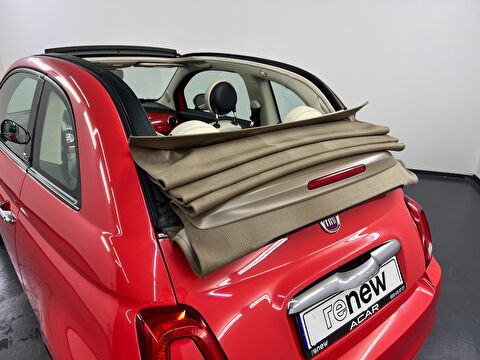 fiat, 500 c, cabrio 1.2 8v lounge dualogic, otomatik, benzin 2.el otomobil | renew 10