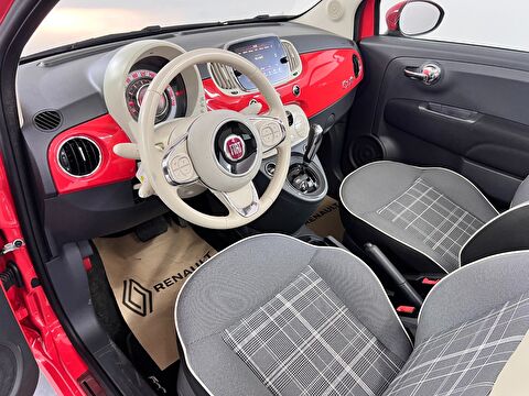 fiat, 500 c, cabrio 1.2 8v lounge dualogic, otomatik, benzin 2.el otomobil | renew 28