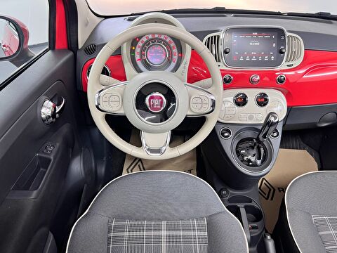 fiat, 500 c, cabrio 1.2 8v lounge dualogic, otomatik, benzin 2.el otomobil | renew 33