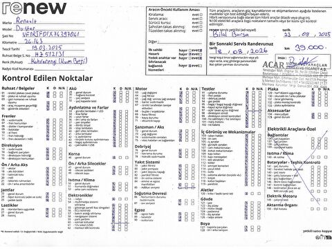 renault, duster, suv 1.6 e-tech techno otomatik, otomatik, hybrid 2.el otomobil | renew 61