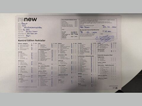 renault, clio, hatchback 1.0 tce evolution x-tronic, otomatik, benzin 2.el otomobil | renew 20