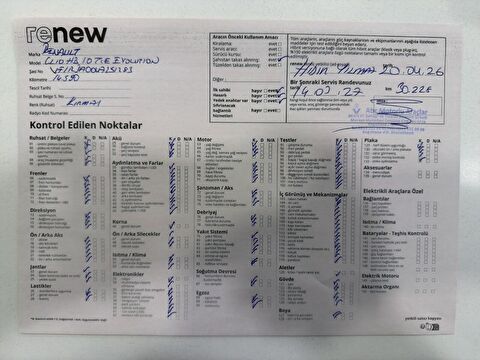 renault, clio, 1.0 tce evolution x-tronic, otomatik, benzin 2.el otomobil | renew 16