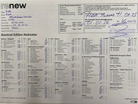 fiat, egea, sedan 1.4 fire easy, manuel, benzin 2.el otomobil | renew 12