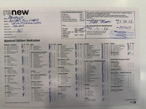 renault, duster, 1.6 e-tech techno (full hybrid), otomatik, benzin 2.el otomobil | renew 16