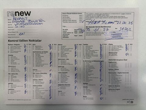 renault, megane, sedan 1.3 tce touch edc, otomatik, benzin 2.el otomobil | renew 16