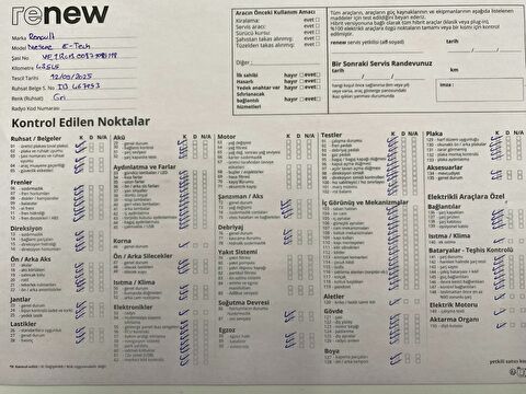 renault, megane e-tech, crossover ev60 ıconic otomatik, otomatik, elektrik 2.el otomobil | renew 13