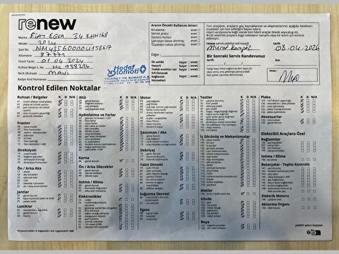 fiat, egea cross, 1.6 multijet urban dct, otomatik, dizel 2.el otomobil | renew 16