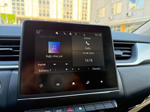 renault, captur, 1.3 tce touch plus edc, otomatik, hybrid 2.el otomobil | renew 8
