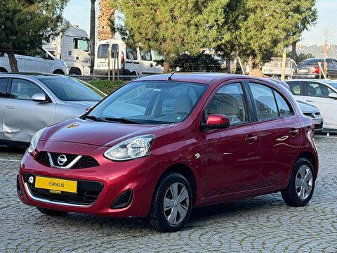 2018 Benzin Otomatik Nissan Micra Kırmızı Yükseliş Nakil Araçları Turizm Ticaret ve Sanayi Anonim Şirketi