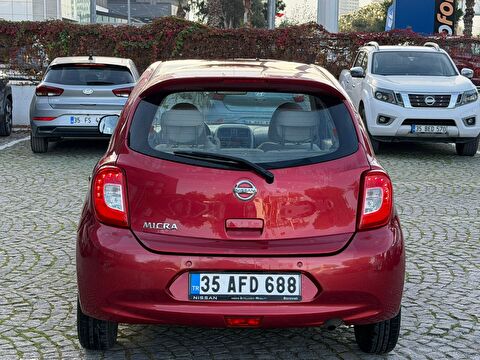 2018 Benzin Otomatik Nissan Micra Kırmızı Yükseliş Nakil Araçları Turizm Ticaret ve Sanayi Anonim Şirketi