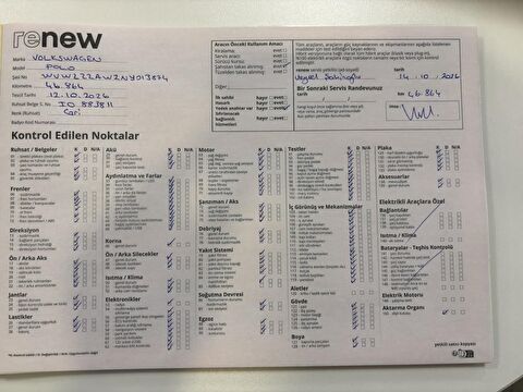 volkswagen, polo, 1.0 tsı life dsg, otomatik, benzin 2.el otomobil | renew 26