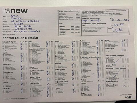 dacia, duster, 1.3 turbo 4x2 prestige edc, otomatik, benzin 2.el otomobil | renew 26