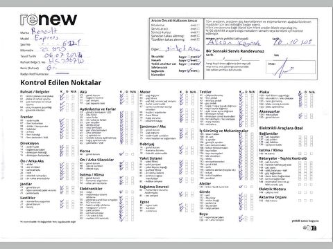 renault, express, kombi 1.5 bluedcı touch, manuel, dizel 2.el otomobil | renew 13