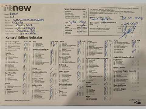 bmw, x1, suv 1.8i sdrive prestige otomatik, otomatik, benzin 2.el otomobil | renew 28