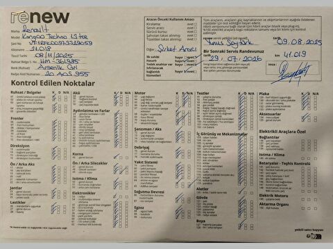 renault, kangoo multix, combi 1.3 tce techno, manuel, benzin 2.el otomobil | renew 26