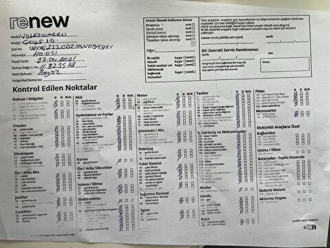 volkswagen, golf, 1.0 tsı ımpression, manuel, benzin 2.el otomobil | renew 23